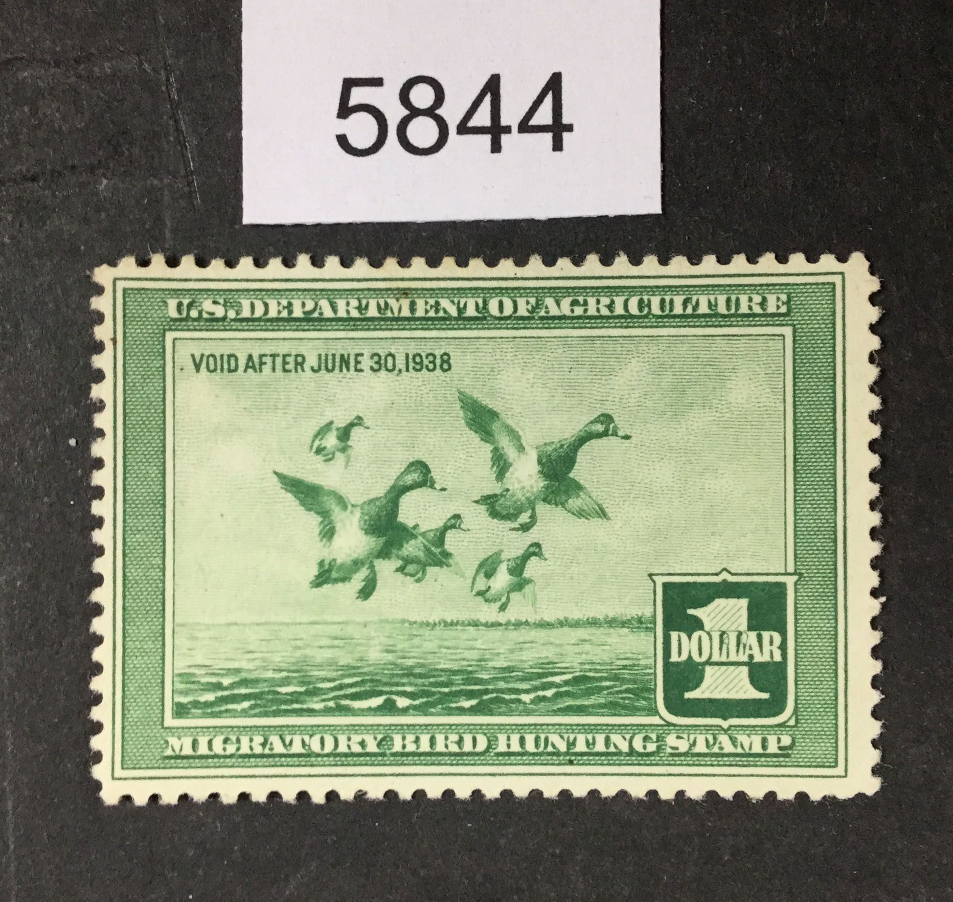 US Stamps RW4 Mint OG NH 300 LOT 5844 United States, Duck Stamps