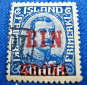 ICELAND 1926  -  SCOTT # 150  -   USED    (Xi4)