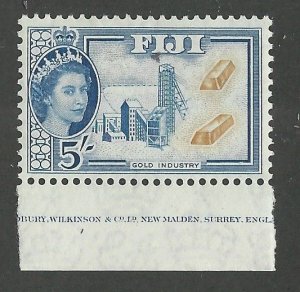 Fiji # 160 QE II  5sh  Gold Industry  (1)   Mint NH