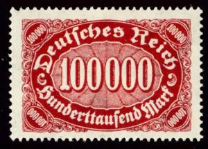 Germany  Scott 209 Mint. 1921-2 Inflation Issue