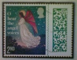 Great Britain, Stanley Gibbons 5100, used(o), 2023, Christmas: Angel, 2nd-matrix