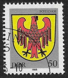 Germany DDR #2465 50pf City Arms - Potsdam ~ CTO