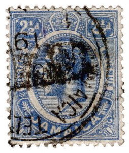 (I.B) Jamaica Telegraphs : 2½d Blue