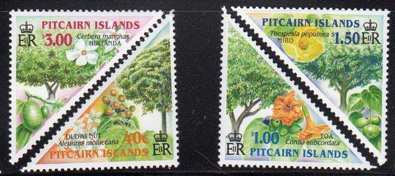 Pitcairn Islands 567-70 - Mint-NH - Trees (2002) (cv $9.50)