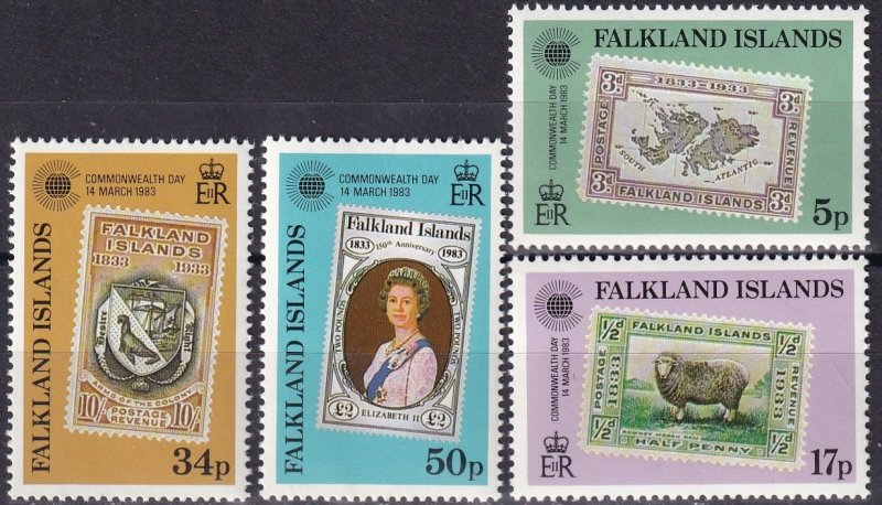 Falkland Islands #371-4 MNH (Z8275)