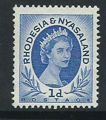 Rhodesia & Nyasaland SG 2  Mint no gum