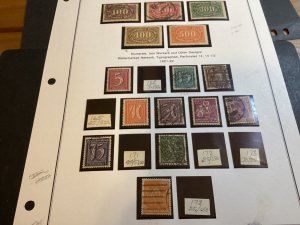 ICOLLECTZONE Super Clean Germany Album Page Better Numerals (C500-41)