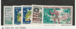 New Caledonia, Postage Stamp, #352-358 Mint Hinged, 1967