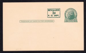 Scott# UX41 UPSS# S57 (Surcharge 2) Unused front Preprinted Back