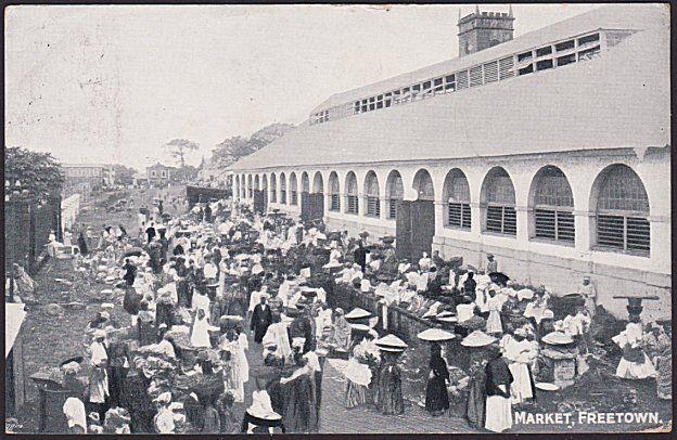 SIERRA LEONE 1905 postcard from BO to UK....................................7634