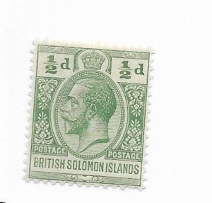 British Soloman Islands #19 MH - Stamp - CAT VALUE $1.10