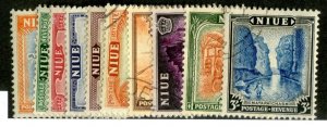 1950 Niue Sc#94-103 used ( 2177 BCX4 )