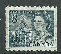 Canada SG 597 Used coil stamp perf 10