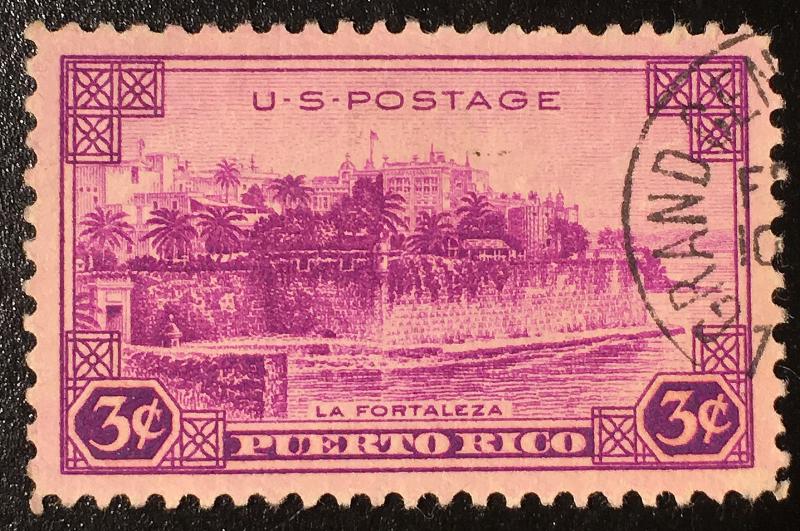 801 Puerto Rico, Territories Series, Circulated Single, Vic's Stamp Stash