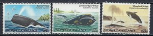 Norfolk Is 290-92 MNH 1962 Whales (ak2870)