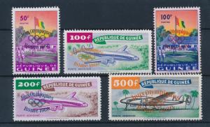 Guinea 1960 MNH Stamps Scott 201-202+C24-26 Sport Olympic Games