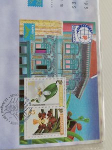 SINGAPORE 1993 FDC - SINGAPORE '95 ORCHID SERIES (TAIPEI) EXCELLENT CONDITION.