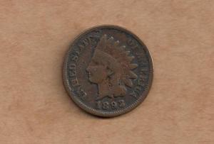 1893 Indian Head Penny