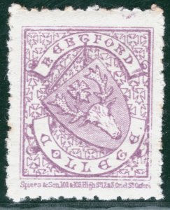 GB Local Stamp HERTFORD COLLEGE Oxford University Mint MM {samwells}B2WHITE45