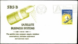 9/24/81 SBS-B Satellite Launch Unknown Cachet Kennedy Space Center, FL