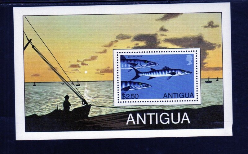 ANTIGUA #546 1979 SPORT FISH MINT VF NH O.G S/S