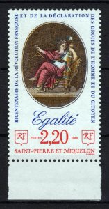 St. Pierre & Miquelon 515 MNH Human Rights Equality ZAYIX 0524S0184