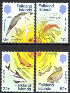 Falkland Islands Sc# 412-415 MNH 1984 Wildlife Conservation