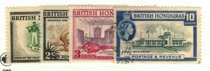 British Honduras #144-6 MH, 149 used