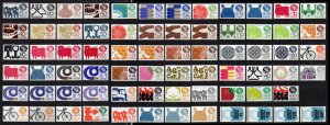 Mexico exports MNH short set 1975 -82 postal & airpost perfect condition as seen