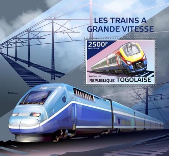 TOGO 2014 SHEET SPEED TRAINS tg14412b