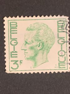3f Belgie stamp  ,  black cancelled postage used, refno:5014