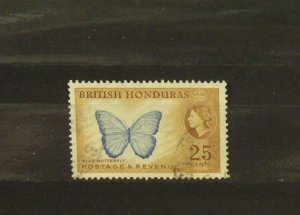 8809   Br Honduras   Used # 151   Butterfly     CV$ 3.50