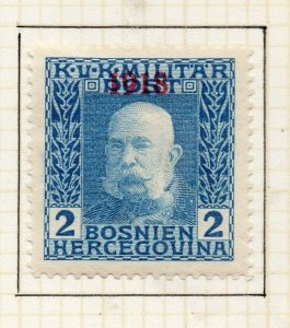 Bosnia and Herzegovina Early 1900s Issue Fine Mint Hinged 2K. Optd NW-170010