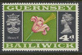 Guernsey  SG 18  SC# 13  Mint Light hinge trace  1969 Definitive  see details