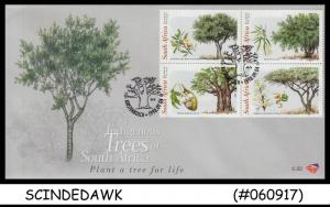 SOUTH AFRICA - 1998 INDIGENOUS TREES OF SOUTH AFRICA /PLANTS - 4V - FDC