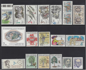 Czechoslovakia #2851 ~ 2907, MNH, various designs issues from 1992 & 93