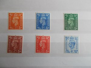 GB GVI 1950 Definitves Colour Change Superb M/N/H (SG 503-506) Cat £4 