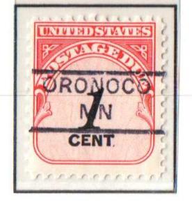 U.S. Precancel - Minnesota, Oronoco