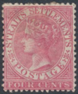 Straits Settlements    SC# 11 MH  heavier see details & scans CV $87.50