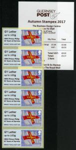 Guernsey 2017 MNH Prince Philip Post & Go Autumn Stampex 6v Loc Str GG01 Stamps