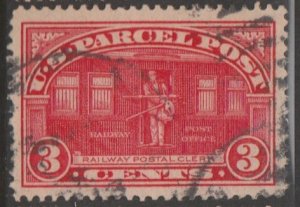 U.S. Scott #Q3 Parcel Post Stamp - Used Single