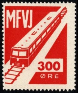 Vintage Denmark Private Railway Local Stamp MFVJ Railway Set/7 (Complete?) MNH