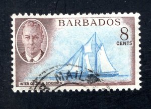 Barbados #221  VF, Used,  CV $4.00 ..... 0480194