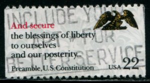 2358 US 22c Drafting the Constitution, used