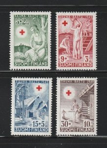 Finland B94-B97 Set MH Red Cross