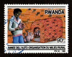 Rwanda #1336 used