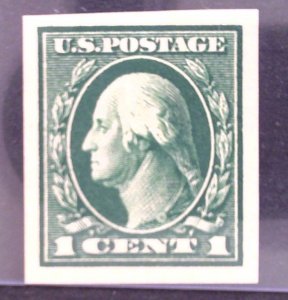 Scott #408 - XF - 1c Green - Washington - MNH - 1912