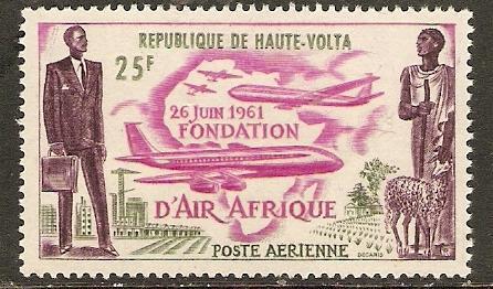 1962 Burkina Faso (Upper Volta) Scott C4 Air Afrique MNH