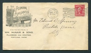1907 McNair & Sons Plumbing - Sanitas Plumbing Appliances - Portland, Maine