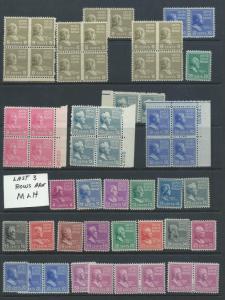 US 803 // 31 MNH stock, see desc. Face $11.42